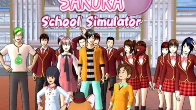 Drama Korea Viral di Sakura School Simulator