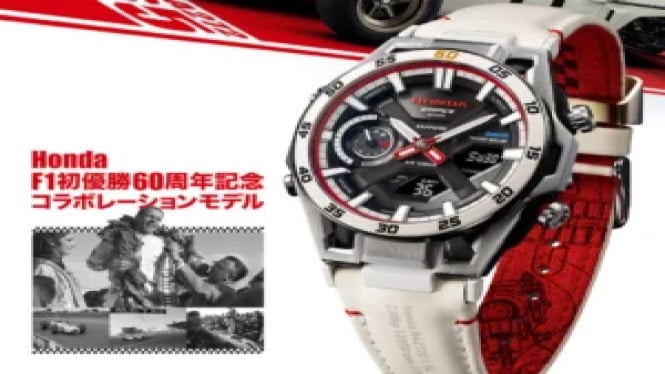 Casio Edifice Honda ECB-2300HR-1A Rilis: Jam F1 Ikonik $400