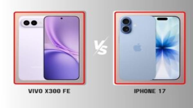 Vivo X300 FE vs iPhone 17: Duel Sengit HP Flagship Compact!