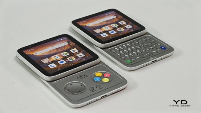 iFrog RS1: HP Kotak Putar Unik dengan Keyboard dan Gamepad