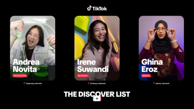 3 Kreator TikTok Indonesia Tembus TikTok Discover List 2026