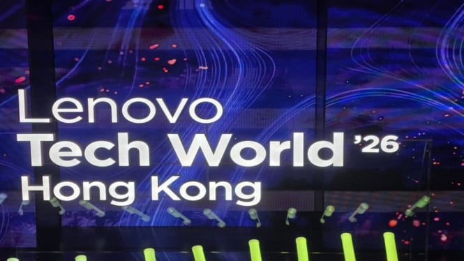 Lenovo Percepat Hybrid AI di Tech World 26 Hong Kong