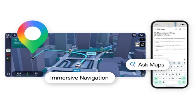 Google Maps Hadirkan Fitur Ask Maps Gemini & Navigasi Imersif