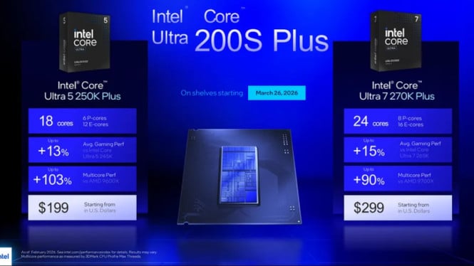 Intel Core Ultra 7 270K Plus Resmi: 24 Core, 5.5GHz, dan Peningkatan Gaming 39%!