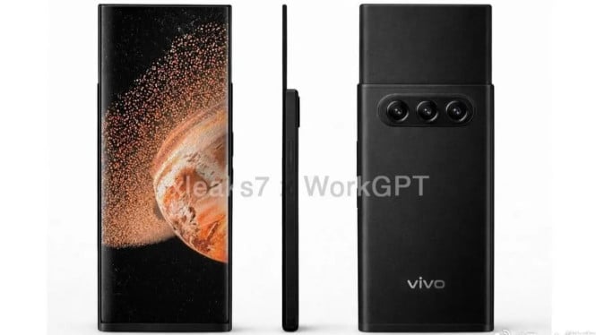 Vivo Patenkan Ponsel Rollable yang Memanjang ke Atas, Bukan ke Samping!