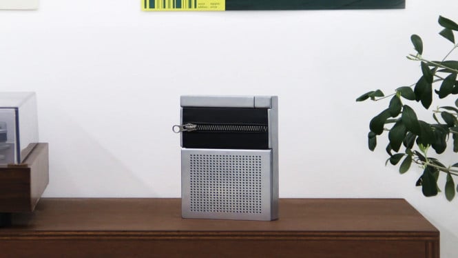 Inovasi Speaker ZIP: Kontrol Suara Unik Lewat Gerakan Ritsleting