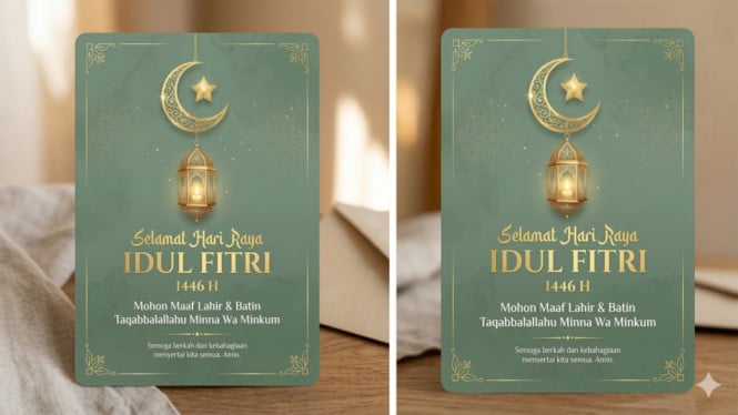 5 Prompt AI Kartu Lebaran 2026 Viral untuk Desain Estetik