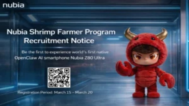 Nubia Z80 Ultra Jadi HP Pertama dengan Native OpenClaw AI