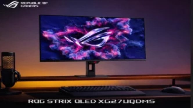 ASUS XG27UQDMS Rilis: Monitor Gaming 4K QD-OLED 240Hz Hebat