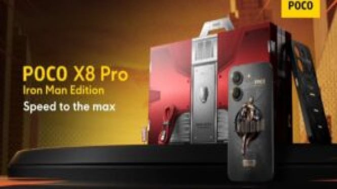 Poco X8 Pro 5G Rilis: Baterai 9.000mAh & Edisi Iron Man!