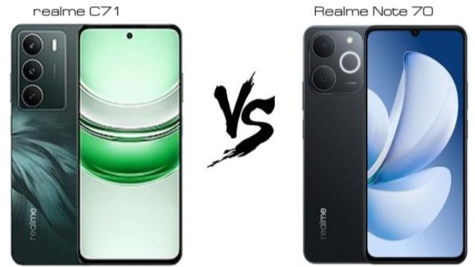 Realme C71 vs Realme V60