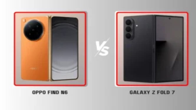 Oppo Find N6 vs Samsung Galaxy Z Fold 7: Siapa Raja Foldable?