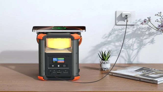 Blavor PN-W43: Power Station Portabel 64.000mAh Plus Lampu Camping