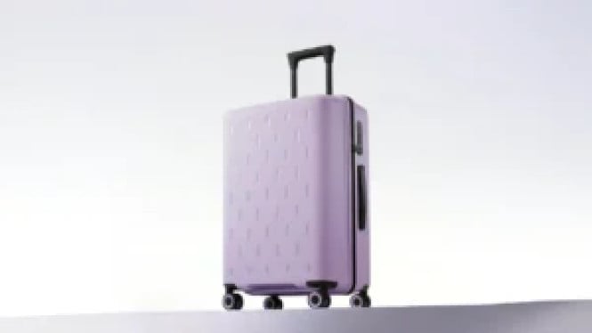Xiaomi Rilis Mijia Colorful Suitcase Ungu, Harga 400 Ribuan