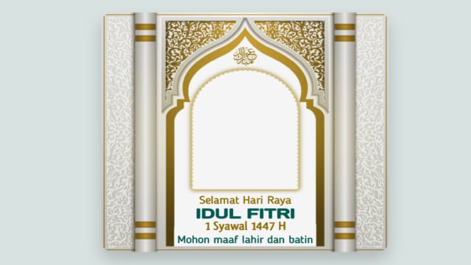 30 Link Twibbon Idulfitri 2026 dan Caption Estetik Gratis!
