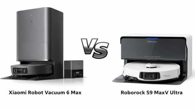 Xiaomi Robot Vacuum 6 Max vs Roborock S9 MaxV Ultra