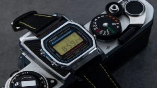 Casio N168 Nikon Edition Meluncur: Modifikasi Jam Ikonik