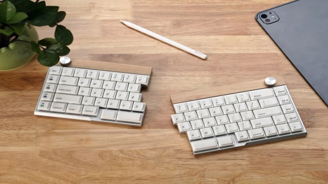 Jiffy75: Keyboard Split 75% Ergonomis dengan Desain Premium