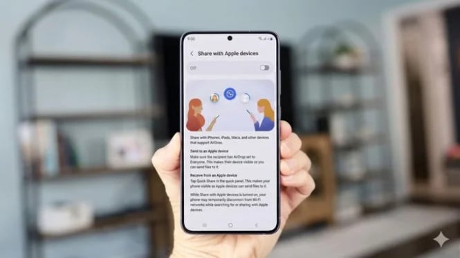 Galaxy S26 Kirim File ke iPhone Tanpa Aplikasi, Ini Caranya!