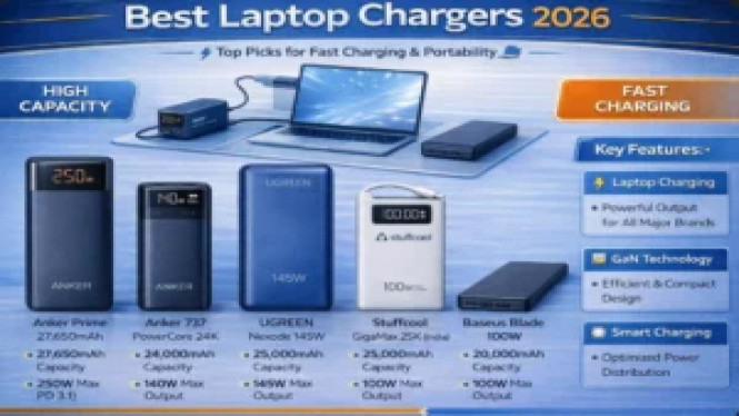 5 Power Bank Laptop Terbaik 2026: Kerja Mobile Tanpa Batas!