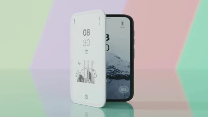 Casing HP E Ink Pixel Dynamics: Cek Jam Tanpa Buka Layar