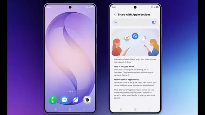 Samsung Bawa AirDrop ke HP Murah! Cek Apakah Galaxy A-Mu Kebagian