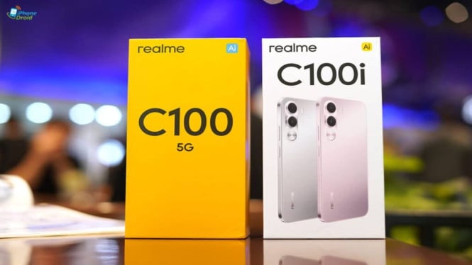 Realme C100 5G dan C100i 4G Bocor