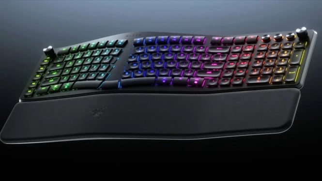 Razer Pro Type Ergo: Keyboard Split Pertama dengan Tombol AI