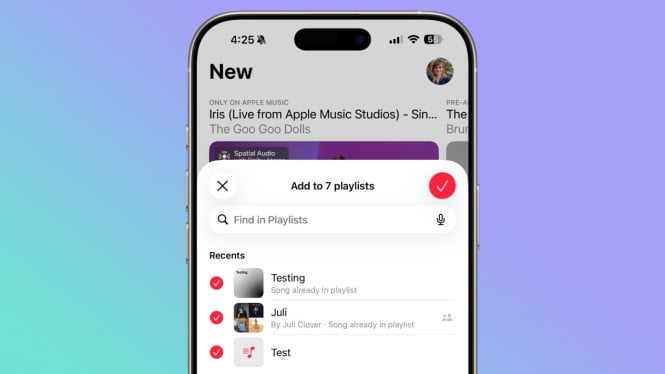 Update iOS 26.4: Cara Tambah Lagu ke Banyak Playlist Sekaligus