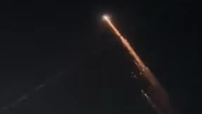 Benda Langit di Lampung Viral, Ternyata Sampah Roket China