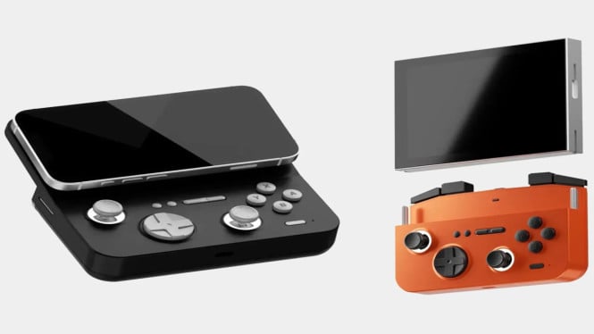 GAMEMT E5 MODX: Konsol Handheld Unik dengan Layar Modular