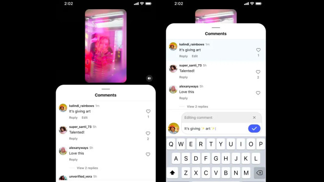Instagram Resmi Rilis Fitur Edit Komentar, Bisa Diedit dalam 15 Menit!