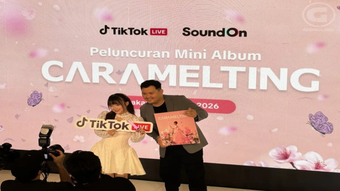 Cece Caramel Rilis Mini Album Caramelting Lewat TikTok Live