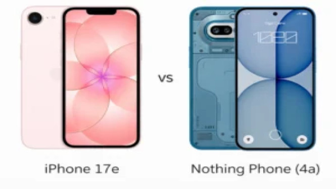 iPhone 17e vs Nothing Phone (4a): Duel Flagship Hemat vs Mid-Range Juara