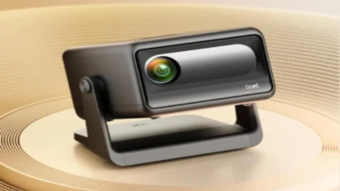 boAt CineHead E1 Rilis: Proyektor Android 13 Harga Rp1 Jutaan