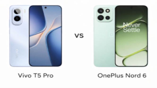 Vivo T5 Pro vs OnePlus Nord 6: Baterai Jumbo vs Chipset Gahar