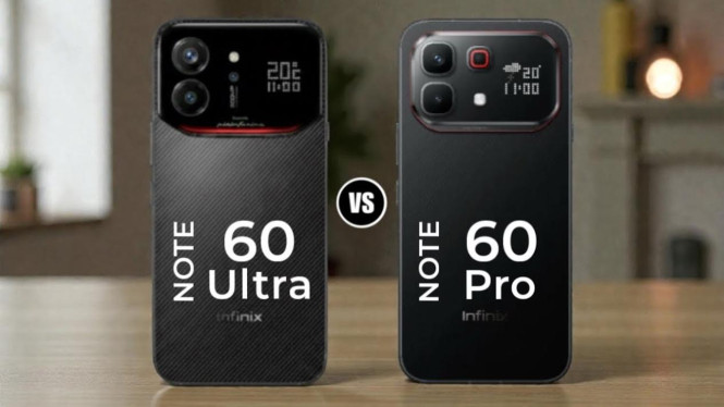 Perbandingan Infinix Note 60 Ultra vs Note 60 Pro