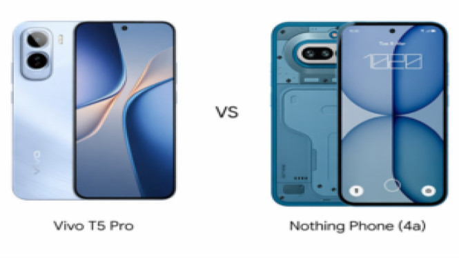 Vivo T5 Pro vs Nothing Phone (4a): Baterai Monster atau Kamera Pro?