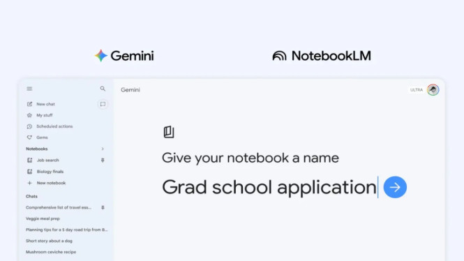 Fitur Notebooks Gemini Kini Gratis untuk Semua Pengguna Web