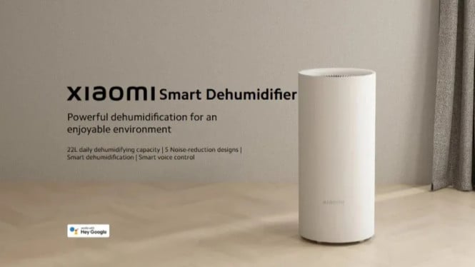 Lembap di Rumah? Xiaomi Hadirkan Dehumidifier 22L yang Bisa Keringkan Baju!