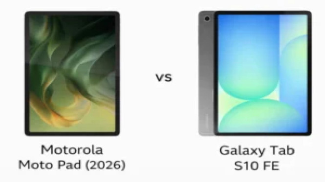 Moto Pad 2026 vs Samsung Galaxy Tab S10 FE: Mana Lebih Unggul?