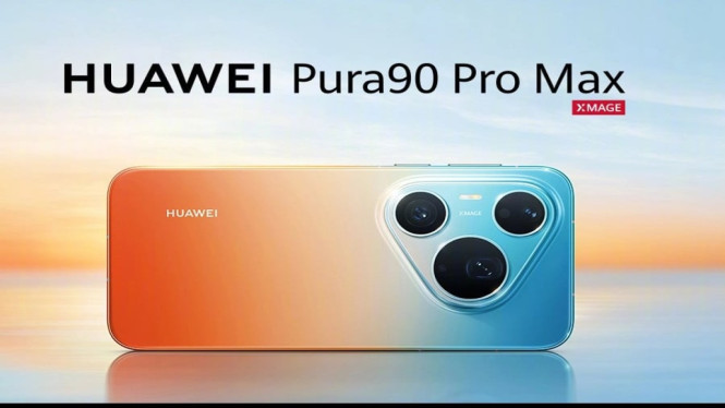 Smartphone flagship Huawei Pura 90 Pro Max dengan kamera periskop 200MP