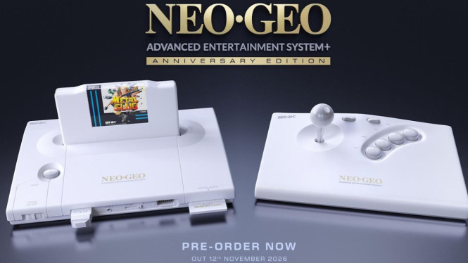 Neo Geo AES+ Resmi Hadir: Main Kaset Asli, Output HDMI & Resolusi Full HD!
