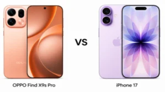OPPO Find X9s Pro vs iPhone 17: Adu Spek Gahar Lawan Efisiensi