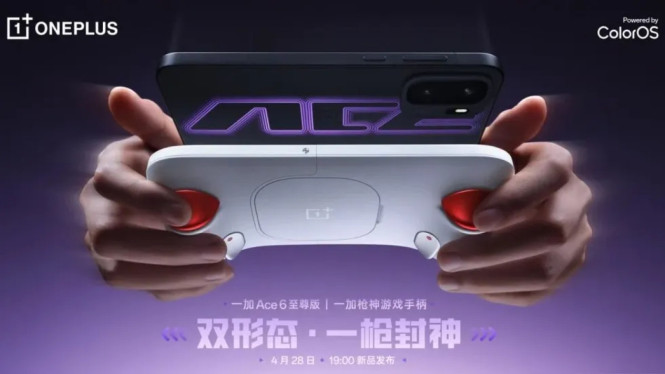 OnePlus Ace 6 Ultra Resmi Meluncur dengan Dimensity 9500 & Kontroler Gaming!