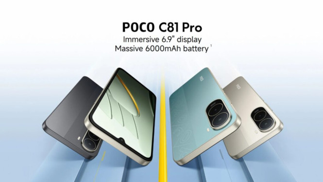 Poco C81 Pro Resmi Meluncur