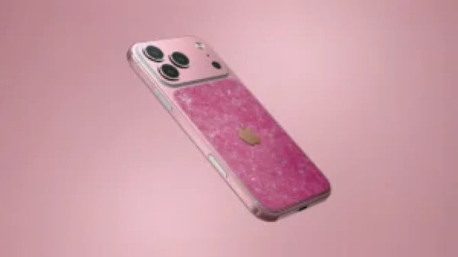 Caviar Rilis iPhone 17 Pro Caviar Edisi Rose Bertabur Berlian