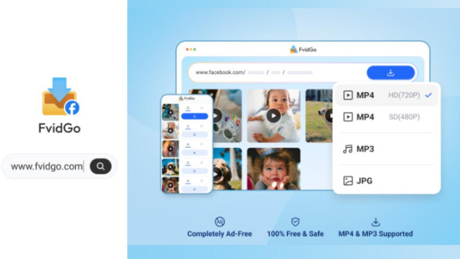 Cara Download Video Facebook Kualitas HD Lewat FvidGo: Aman, Cepat, dan Gratis