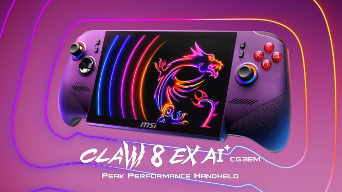 MSI Claw 8 Hadir dengan Intel Arc G3 Extreme, Handheld Gaming Terbaru