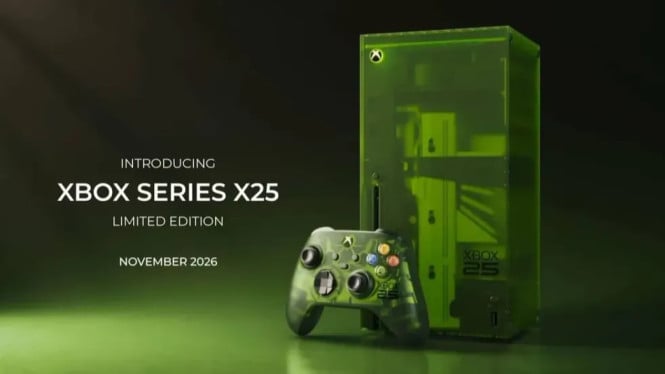 Xbox Series X25 Limited Edition Resmi! Desain Transparan Hijau Nostalgia